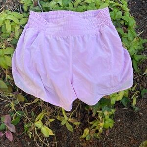 Lululemon Athletica Light Pink Women's Athletic Shorts